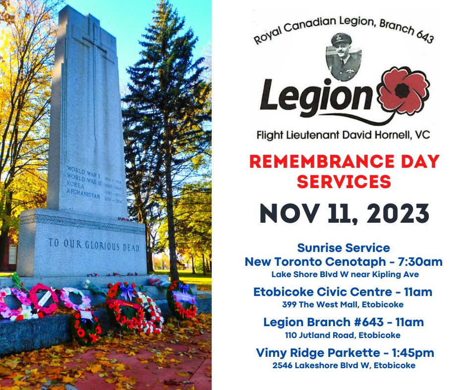 RemembranceDay2023 Branch 643, Royal Canadian Legion